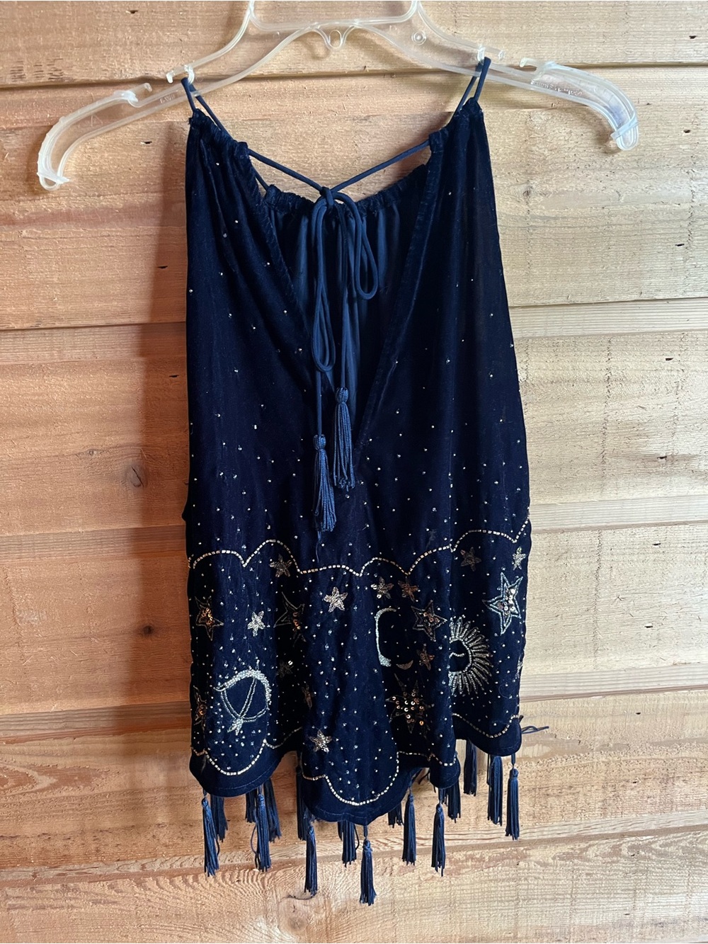 FREE PEOPLE - Velvet Celestial Halter - Picture 7 of 7